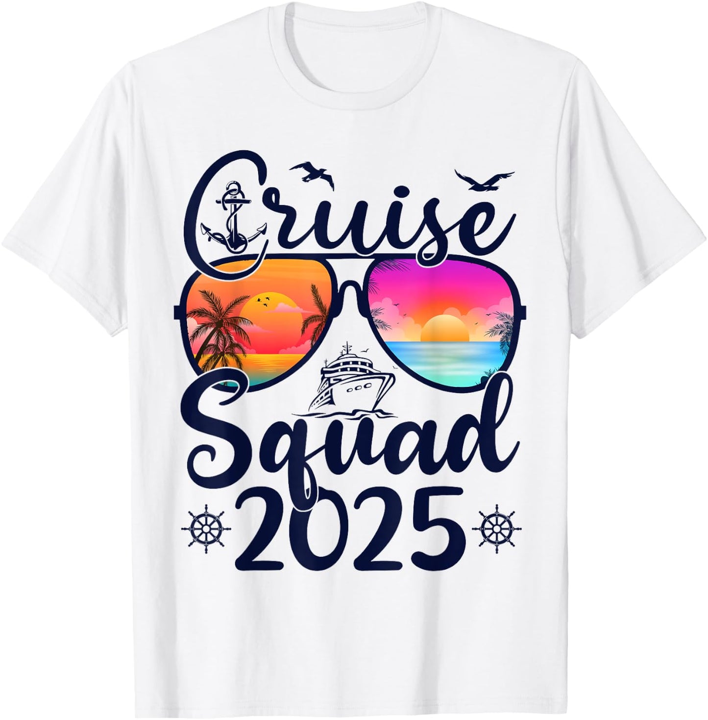 Cruise Squad 2025 Summer Vacation Matching Family Cruise T-Shirt - T-Shirt | White