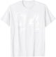 Basketball Player Jersey Number 24 Vintage Distressed Gift T-Shirt - T-Shirt | White