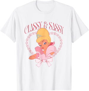 Disney The Princess And The Frog Charlotte Classy & Sassy T-Shirt - T-Shirt | White