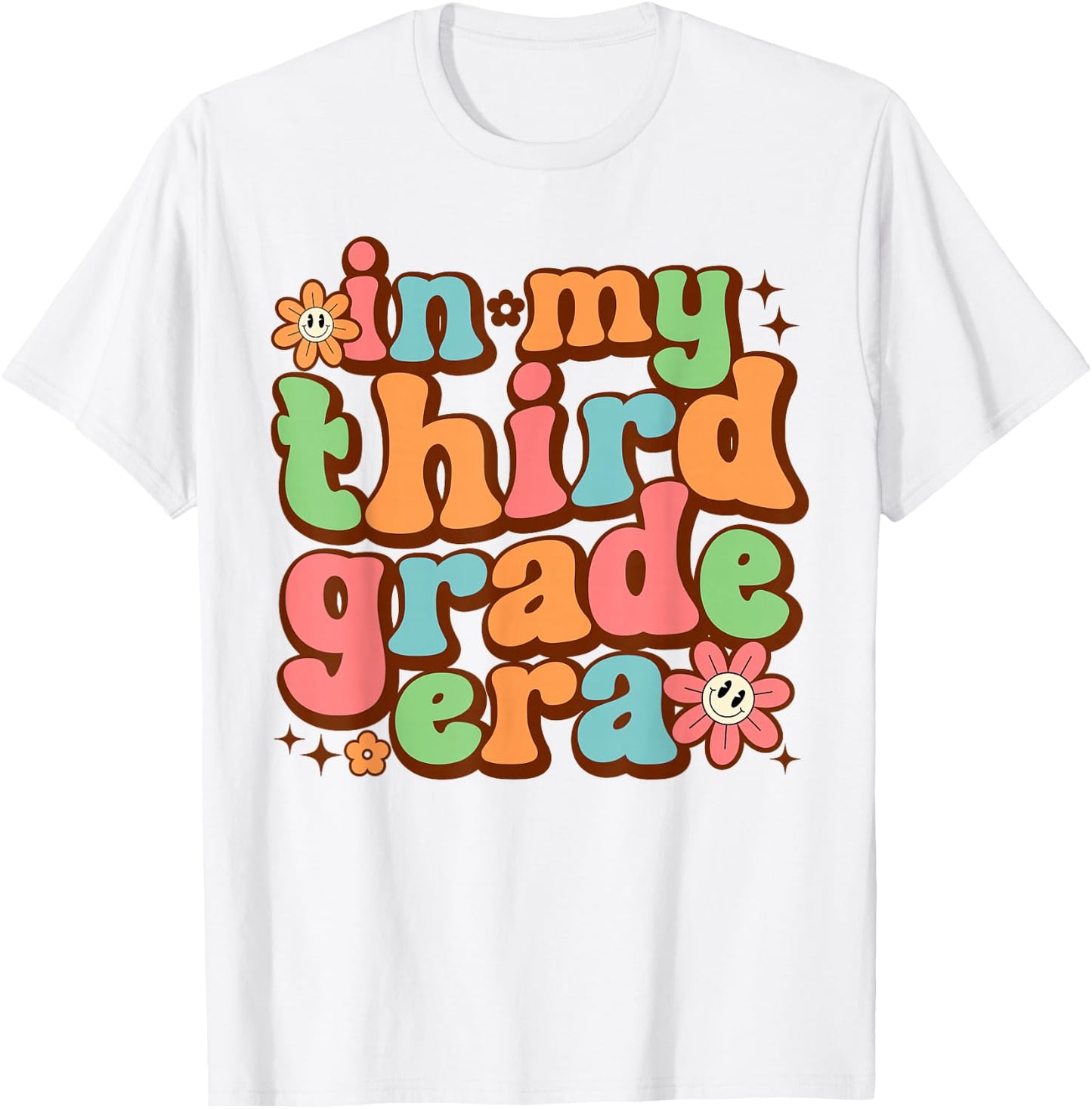 In My Third Grade Era 3rd Grade Girl Back to School T-Shirt - T-Shirt | White