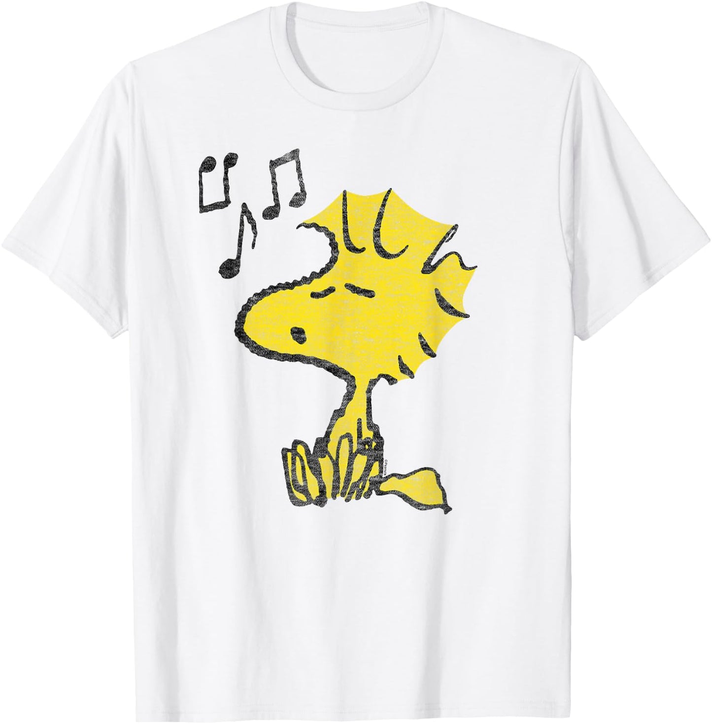 Peanuts - Woodstock Singing T-Shirt - T-Shirt | White