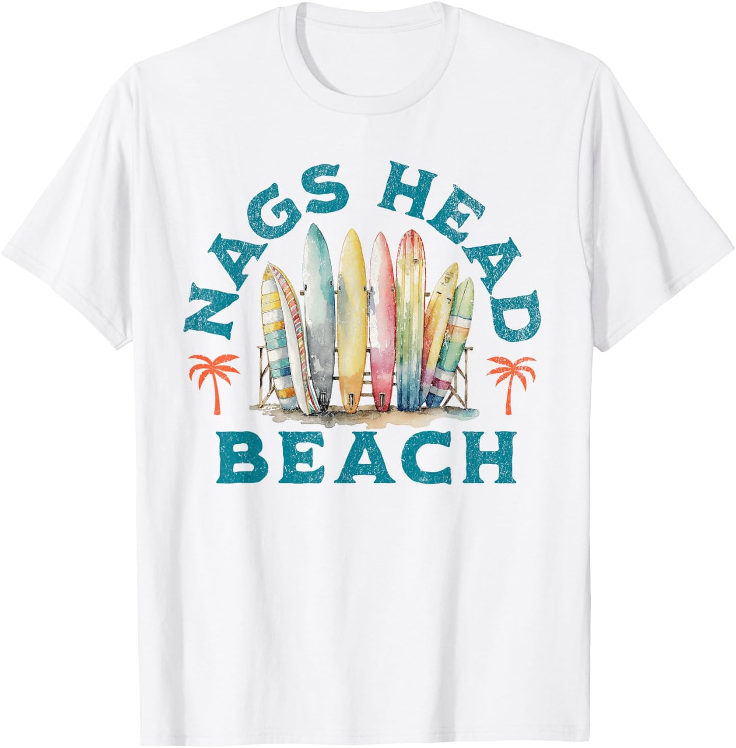 Nags Head T-Shirt - T-Shirt | White