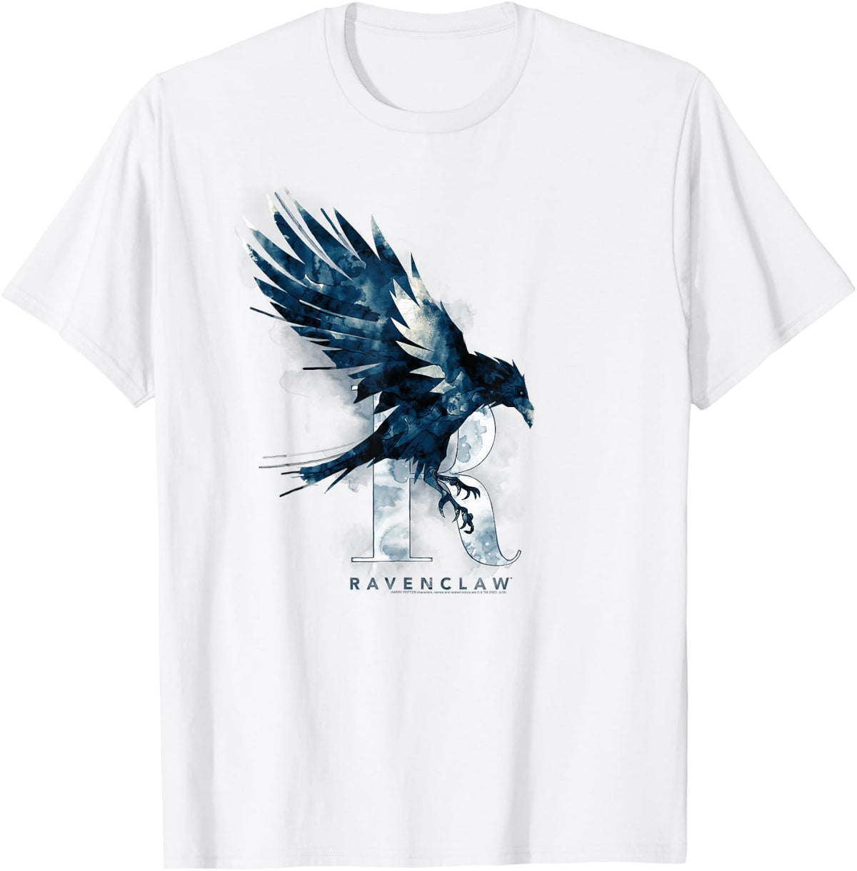 Harry Potter Ravenclaw Watercolor T-Shirt - T-Shirt | White