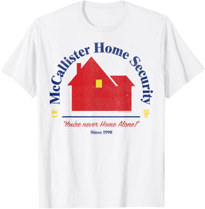 Home Alone McCallister Home Security Logo T-Shirt - T-Shirt | White