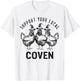 Chicken Support your local Coven Witch, Farm Lover T-Shirt - T-Shirt | White