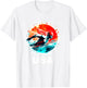 Swimming United States Team Apparel American Flag Swimming T-Shirt - T-Shirt | White