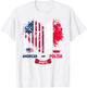 Polish American Flag Ideas For Kids Poland Flag Heart T-Shirt - T-Shirt | White