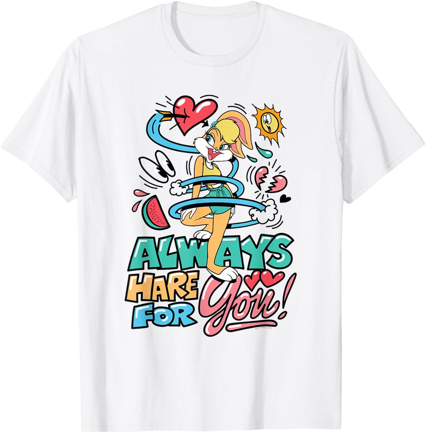 Looney Tunes Lola Bunny Always Hare for You T-Shirt - T-Shirt | White