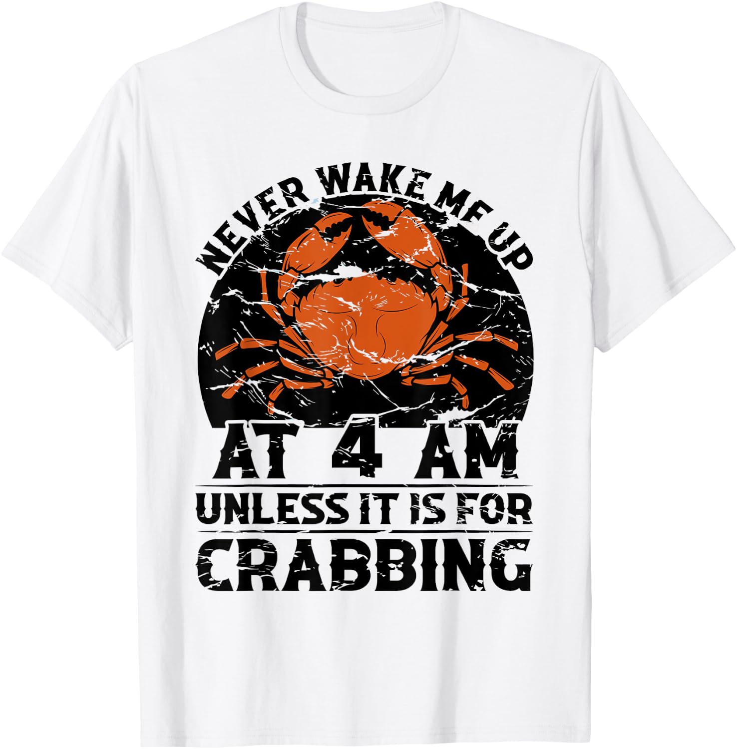 Crabbing Equipment Crabber Supplies Crabbing Gloves Crabbing T-Shirt - T-Shirt | White
