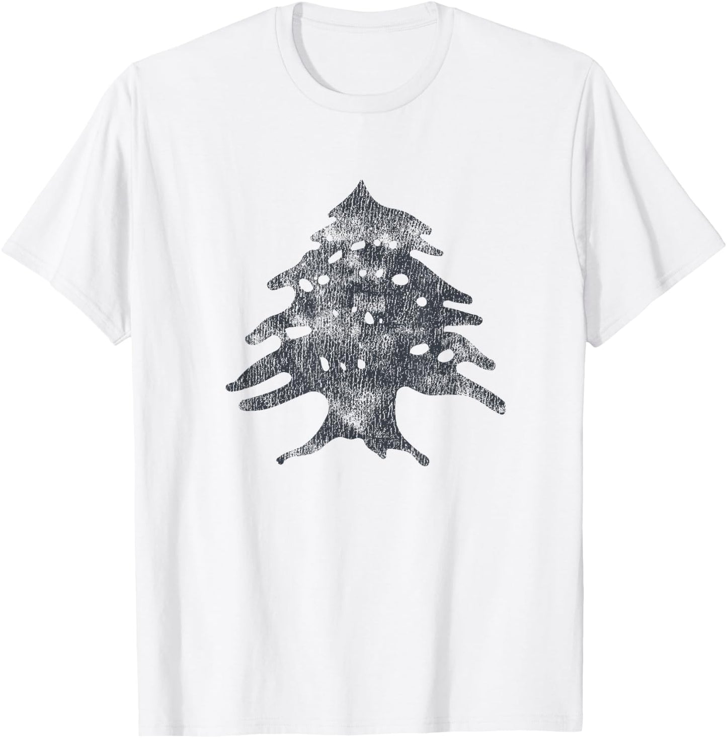 Retro Lebanese Flag of Lebanon Souvenir T-Shirt - T-Shirt | White