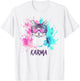 Vintage Cat Karma lovers For Teens Girls Women Men T-Shirt - T-Shirt | White