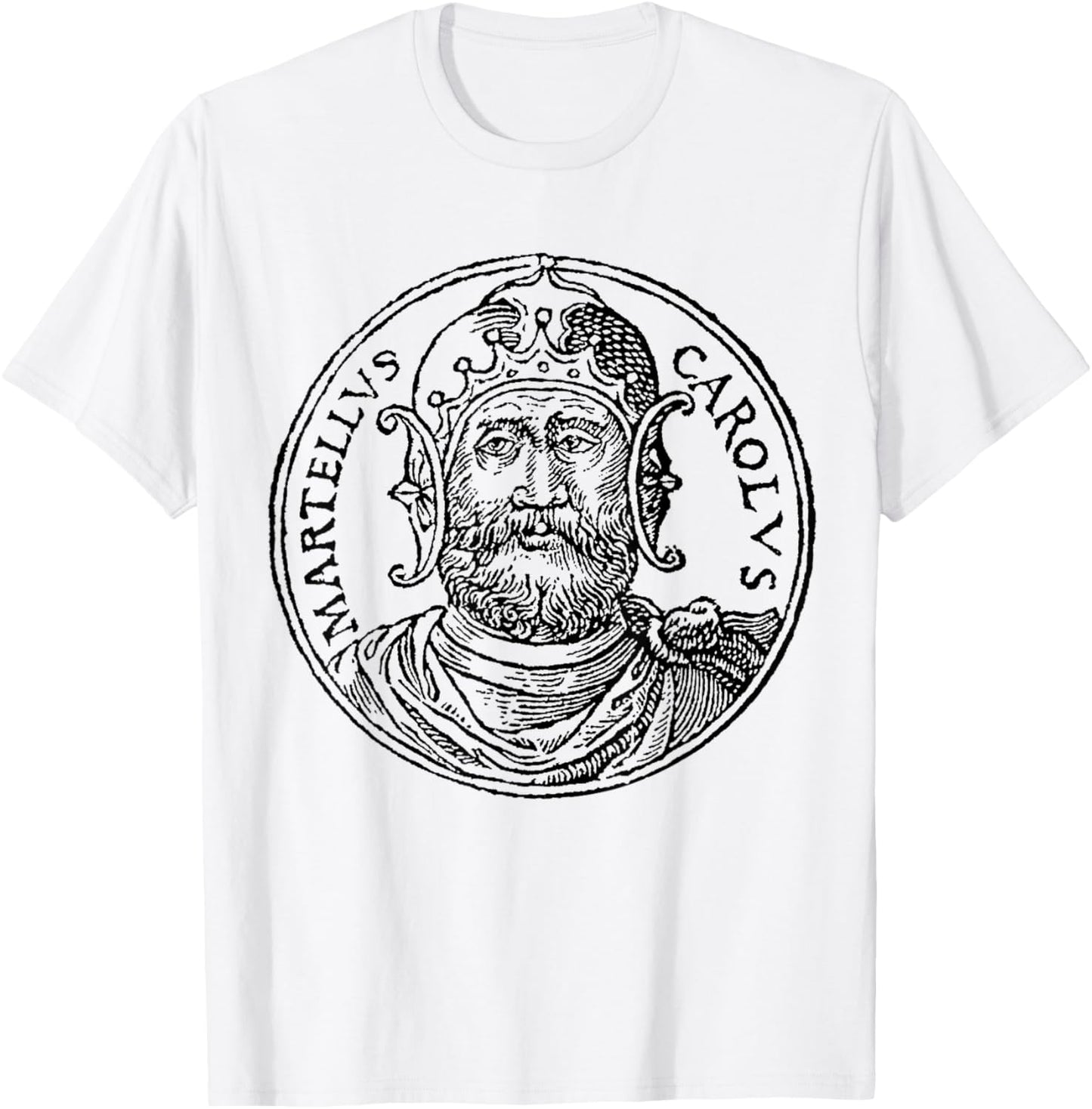 Charles Martel Franks French France Europe T-Shirt - T-Shirt | White