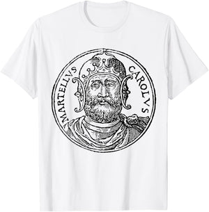 Charles Martel Franks French France Europe T-Shirt - T-Shirt | White