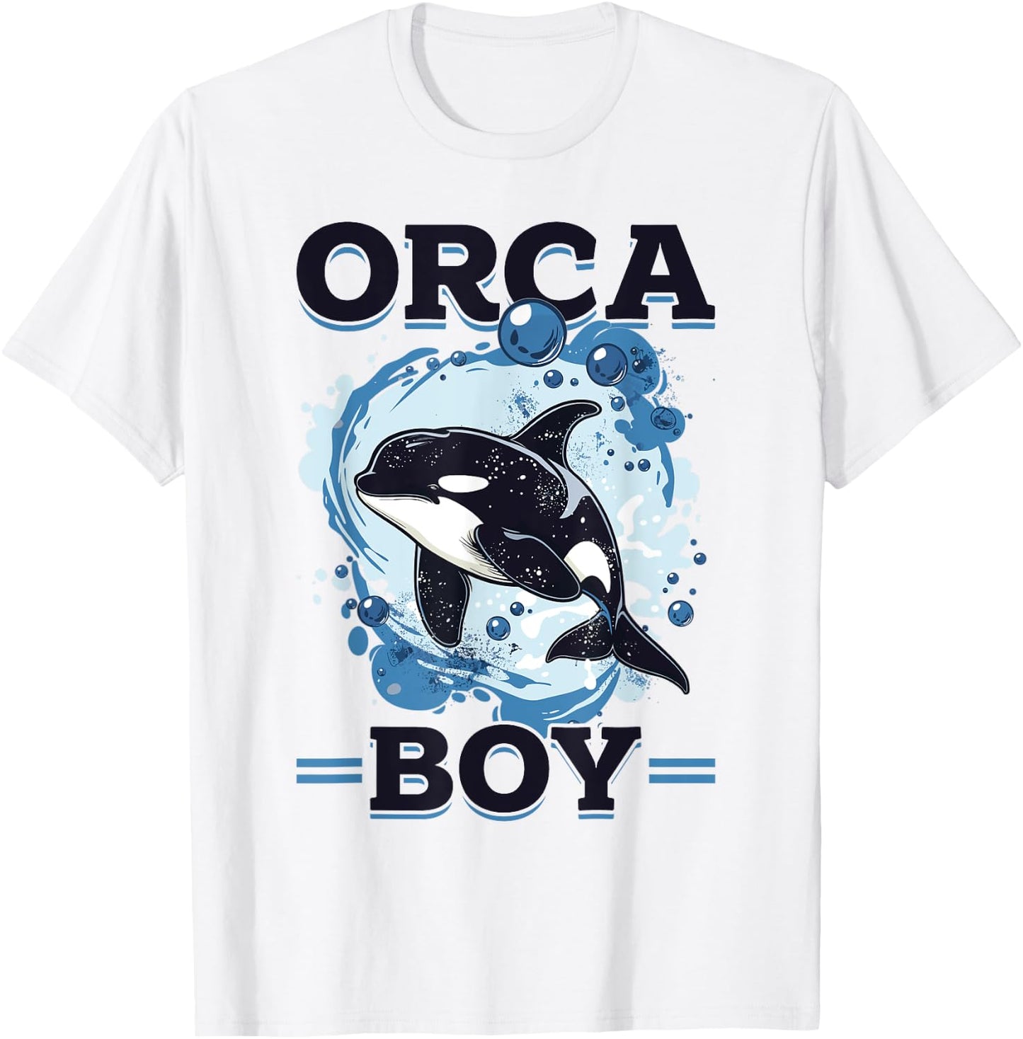 Funny Orca Animal Orca Boy T-Shirt - T-Shirt | White