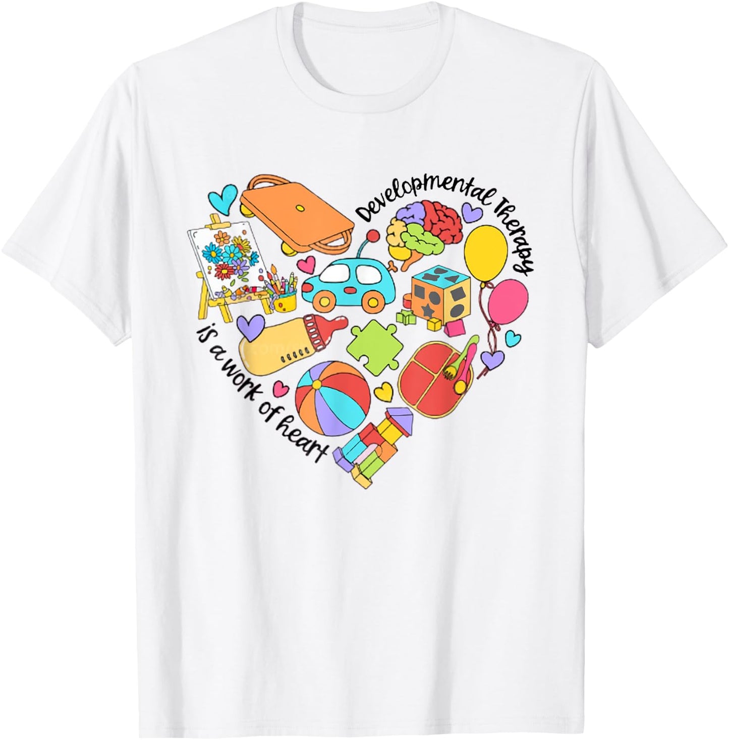 Women Retro Developmental Therapist DT Graduation DDT T-Shirt - T-Shirt | White