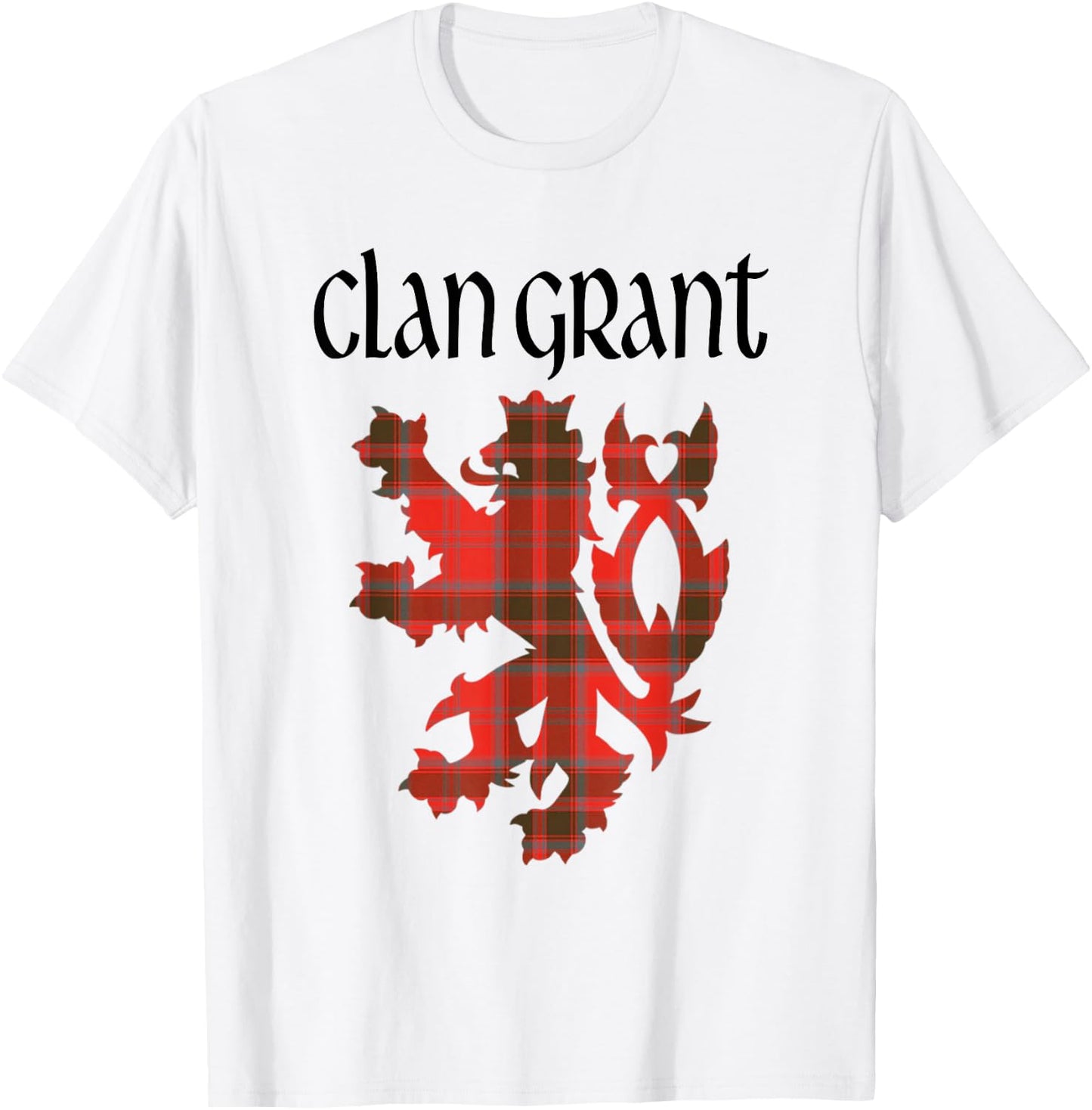 Clan Grant Tartan Scottish Family Name Scotland Pride T-Shirt - T-Shirt | White