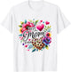 Best Mom Ever Flower Leopard Mommy Mama Mother's Day Wife T-Shirt - T-Shirt | White