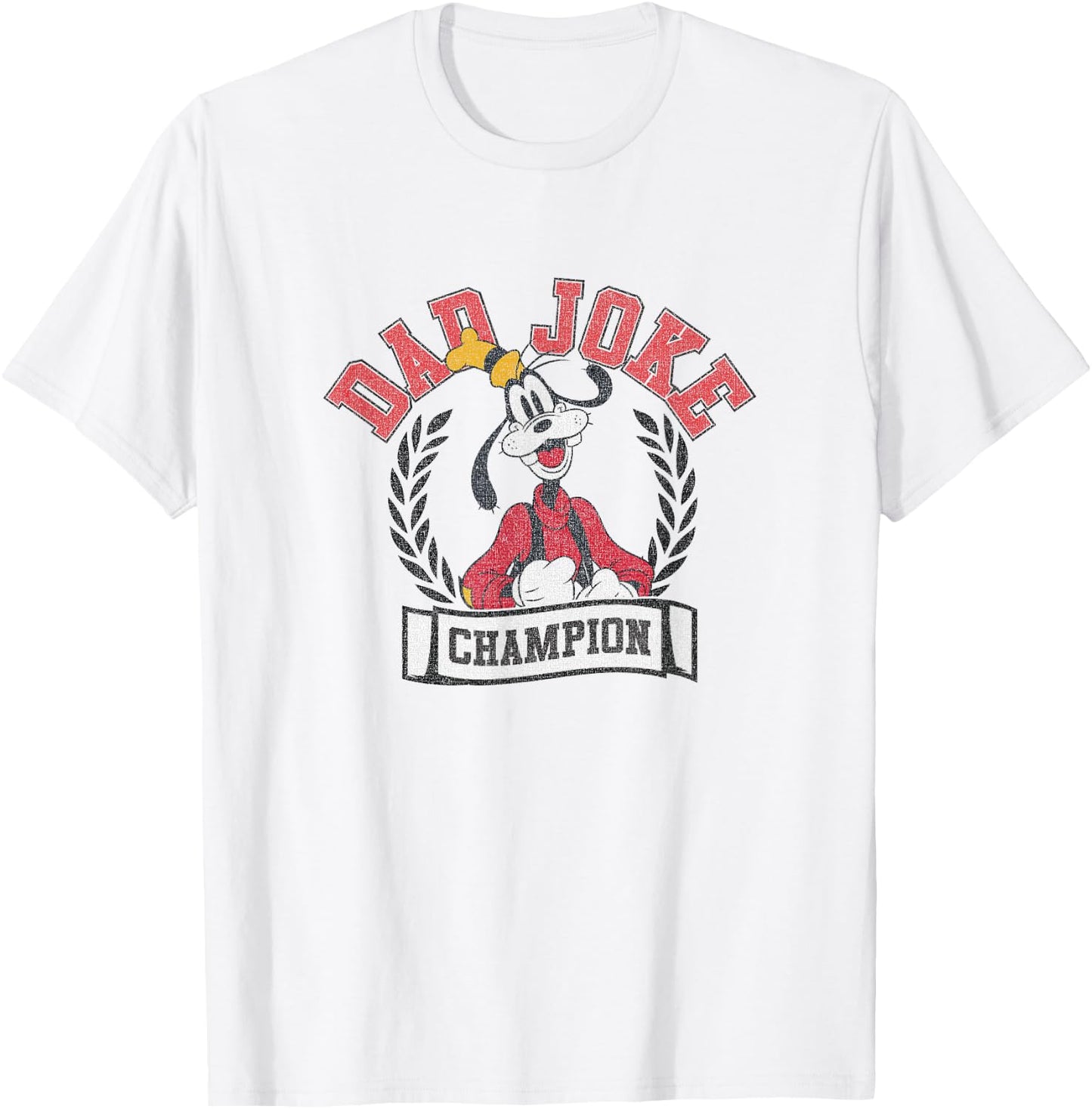 Disney Mickey and Friends Goofy Dad Joke Champ Father's Day T-Shirt - T-Shirt | White