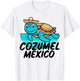 Cozumel Mexico Sea Turtle Colorful Boys Girls Toddler T-Shirt - T-Shirt | White