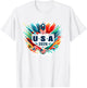USA 2026 Go United States Sport USA Team 2026 USA T-Shirt - T-Shirt | White