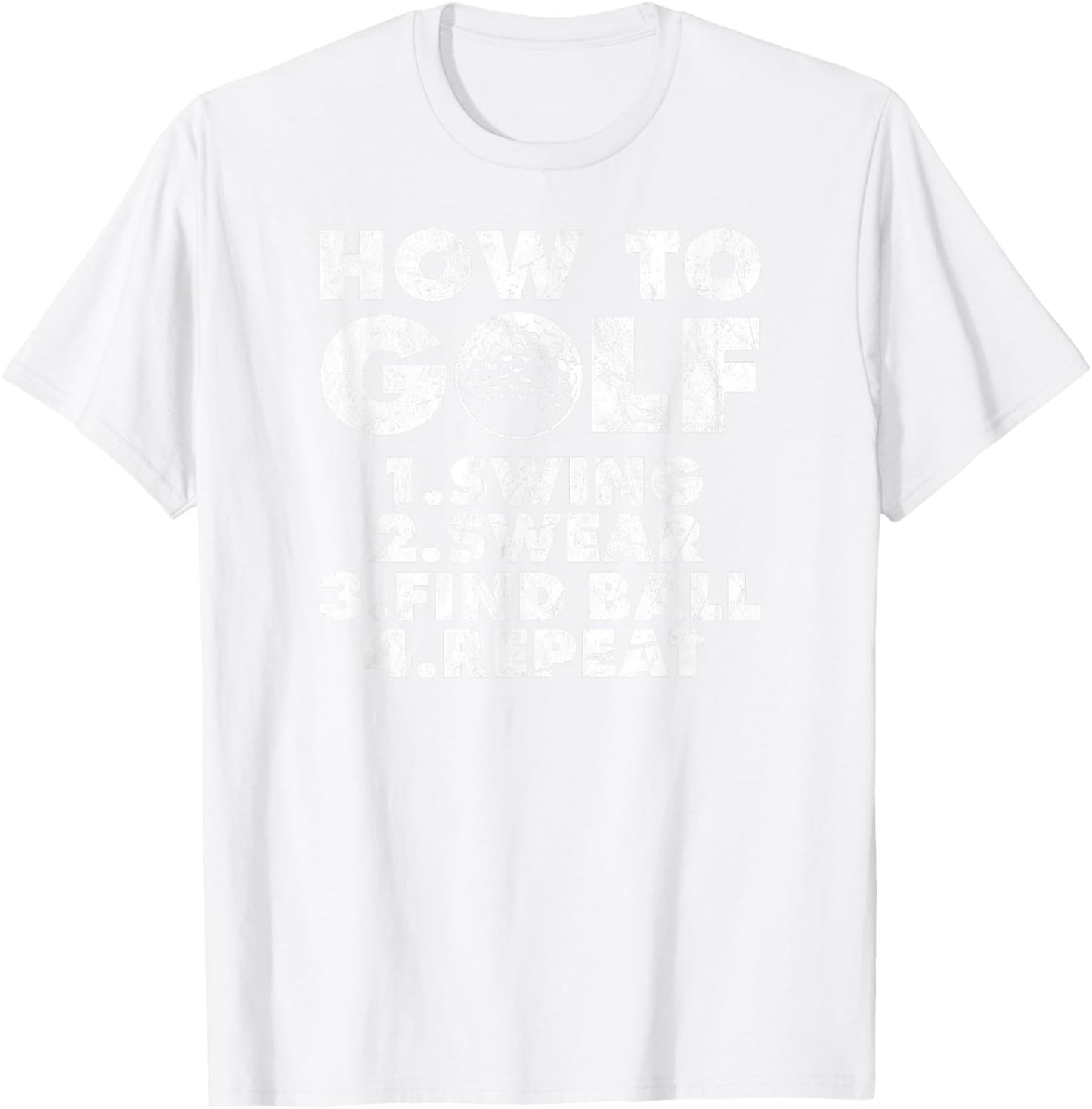 Adults Green Small Sleeveless Modern Golf T-Shirt - T-Shirt | White