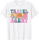 Travel Agent Week Groovy Leopard Appreciation Day T-Shirt - T-Shirt | White