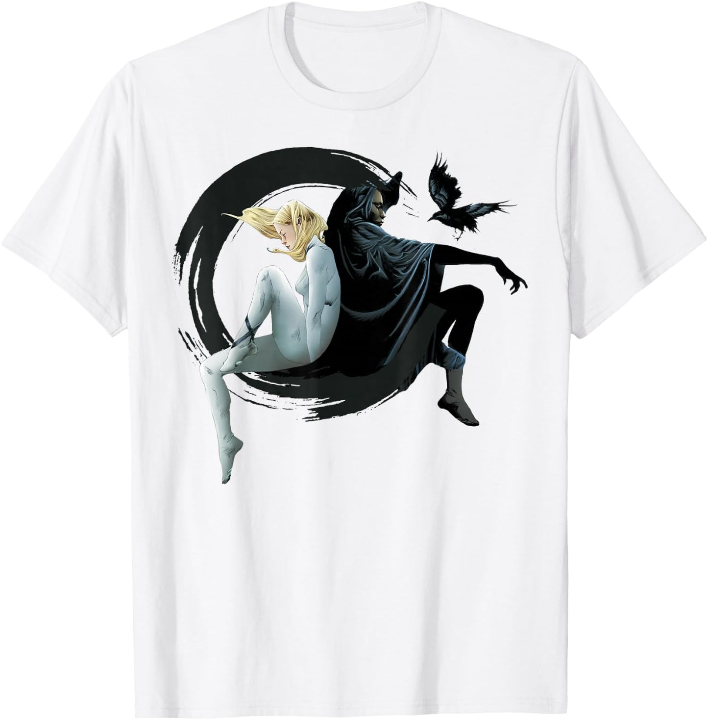 Marvel Cloak & Dagger Crescent Moon Graphic T-Shirt - T-Shirt | White