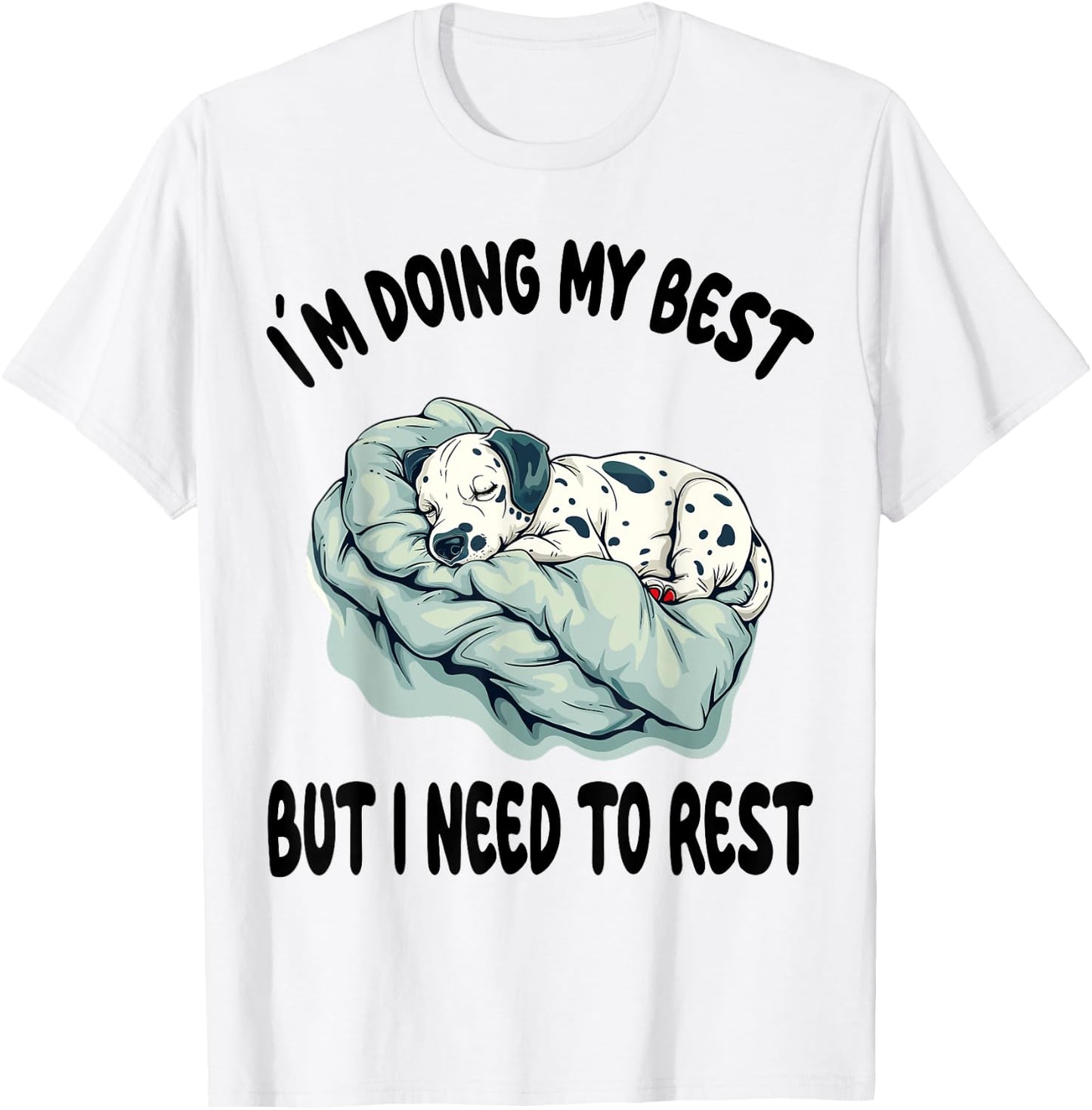 Dalmatian Official Sleepshirt Pajamas Nightgown T-Shirt - T-Shirt | White