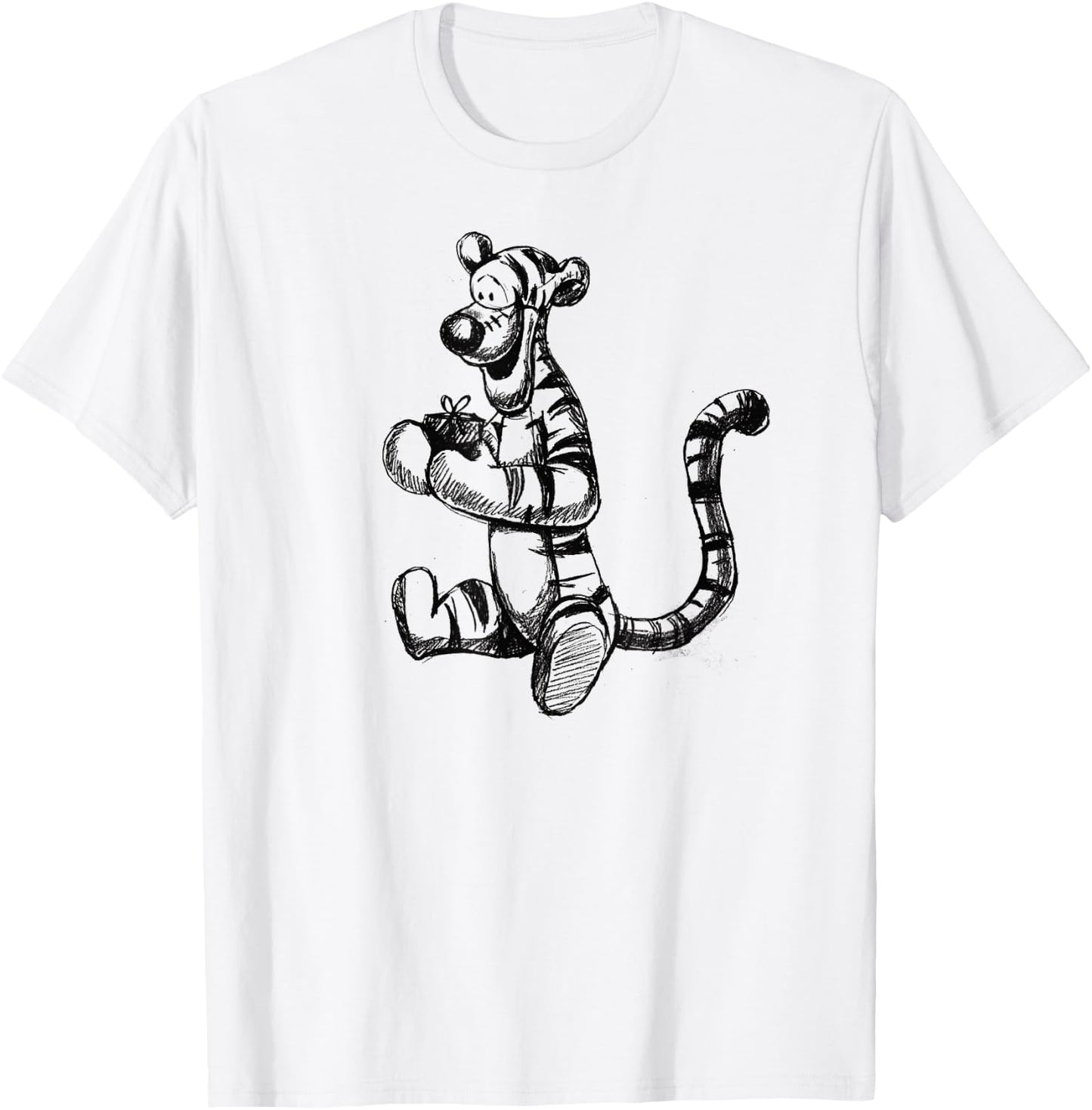 Winnie the Pooh - Tigger Sketch T-Shirt - T-Shirt | White