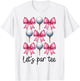 Let's Par Golf Girl Mom Golfing Golfer T-Shirt - T-Shirt | White