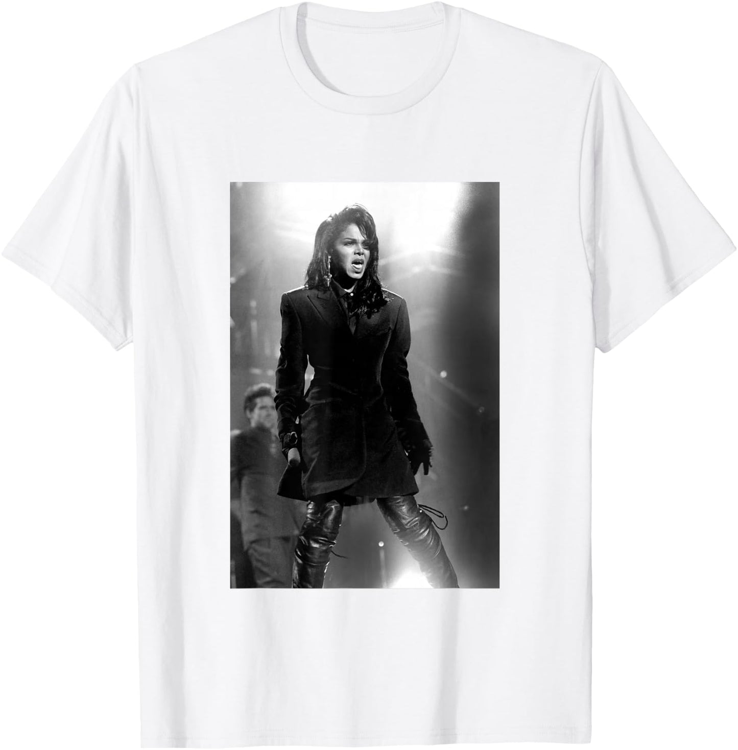 Singer Janet Jackson Live On Tour by Stephen Wright T-Shirt - T-Shirt | White