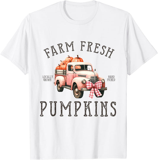 Funny Pumpkins Cute Halloween T-Shirt - T-Shirt | White