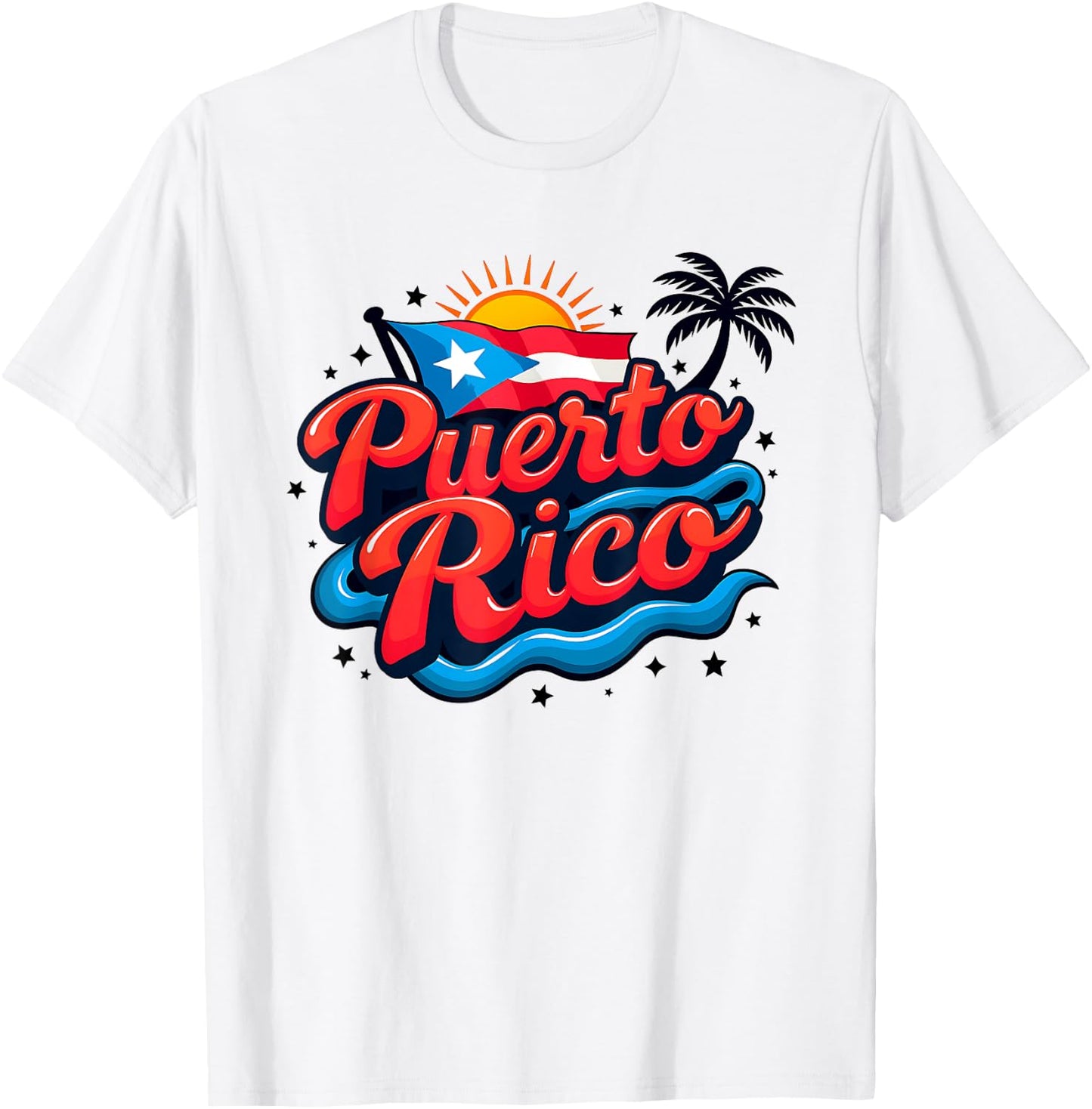 Puerto Rico Flag Vacation Boricua Puerto Rican Women T-Shirt - T-Shirt | White