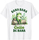 Mexican Nurse Frog Latina Enfermera Sana Sana Colita De Rana T-Shirt - T-Shirt | White