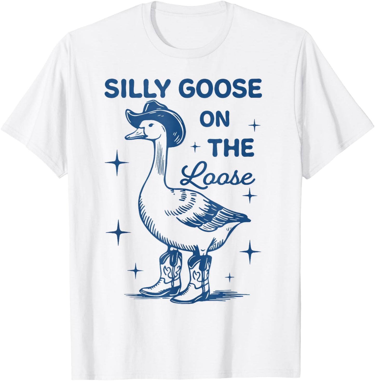 Silly Goose On The Loose T-Shirt - T-Shirt | White