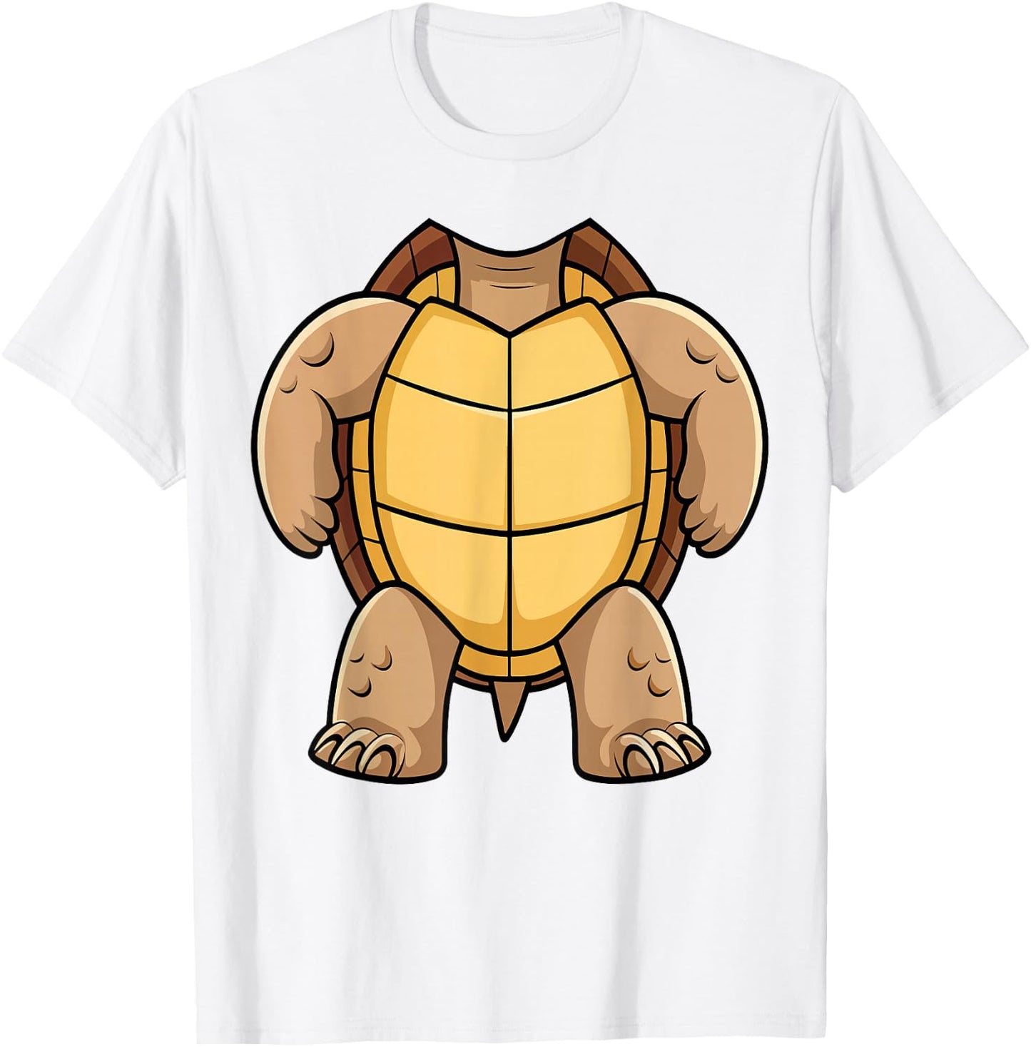 Turtle Shirt Adult Kids Men Women Turtle Shell Costume T-Shirt - T-Shirt | White