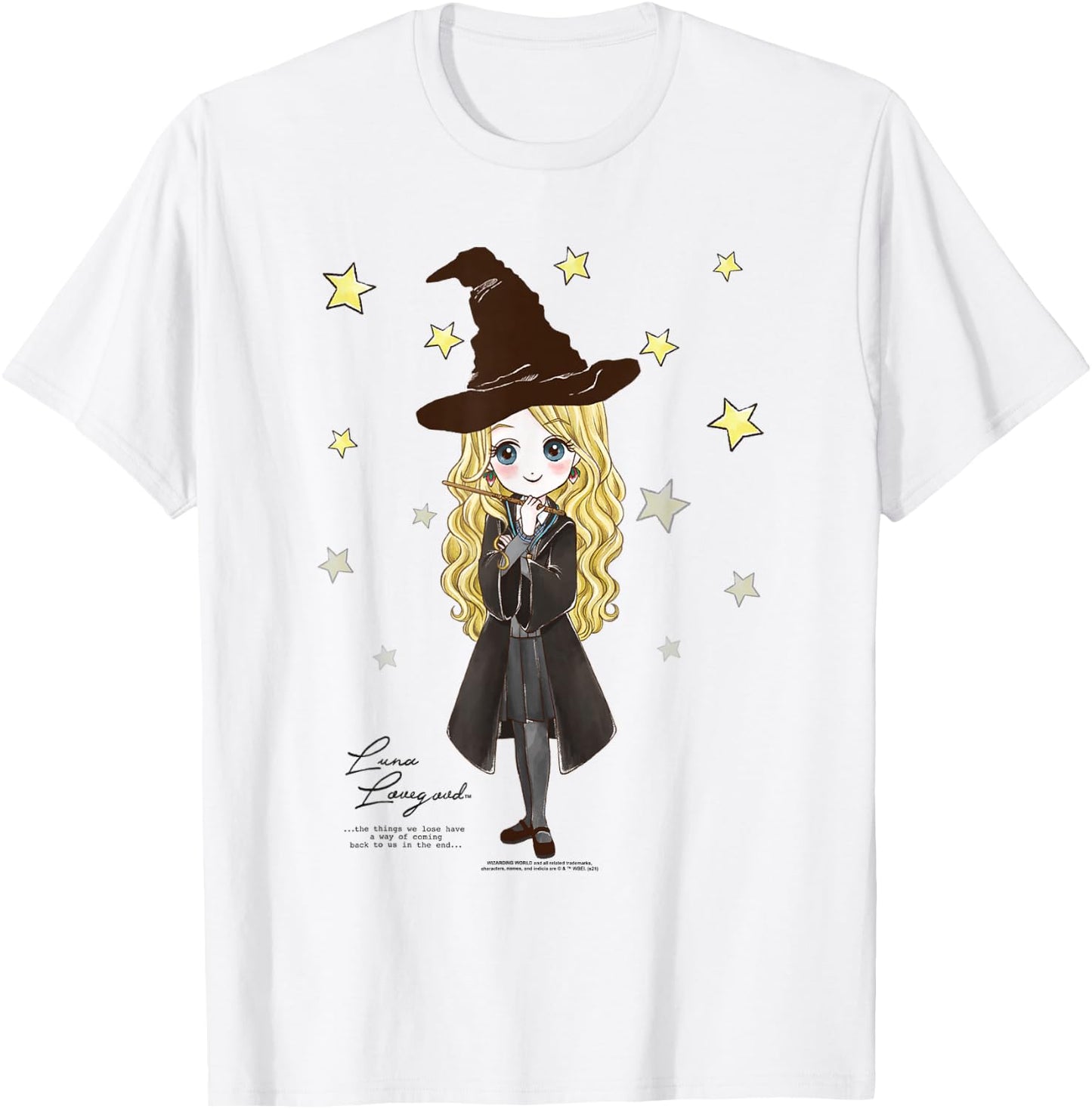 Harry Potter Luna Lovegood Quote and Stars T-Shirt - T-Shirt | White