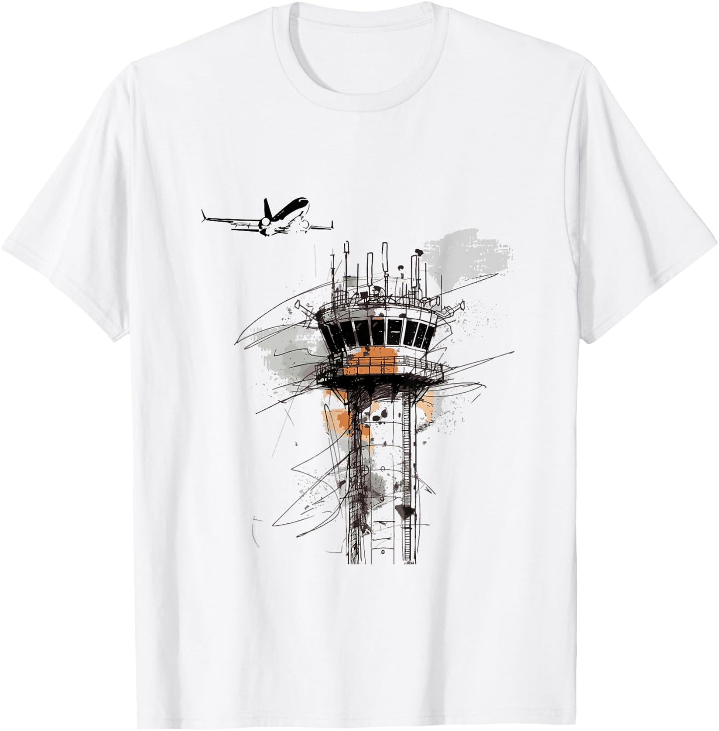 Vintage Air Traffic Controller T-Shirt - T-Shirt | White