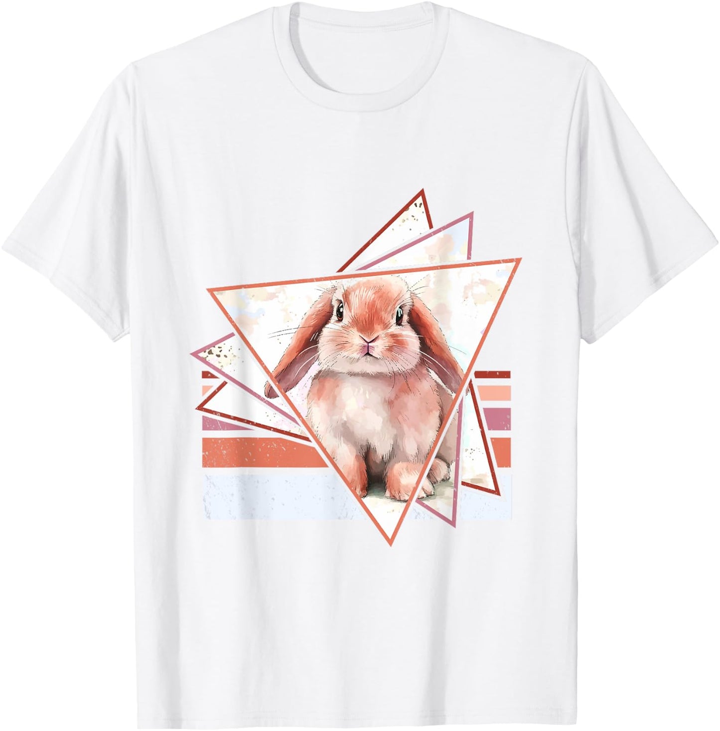 American Fuzzy Lop Bunny Holland Lop Rabbit Girl Holland Lop T-Shirt - T-Shirt | White
