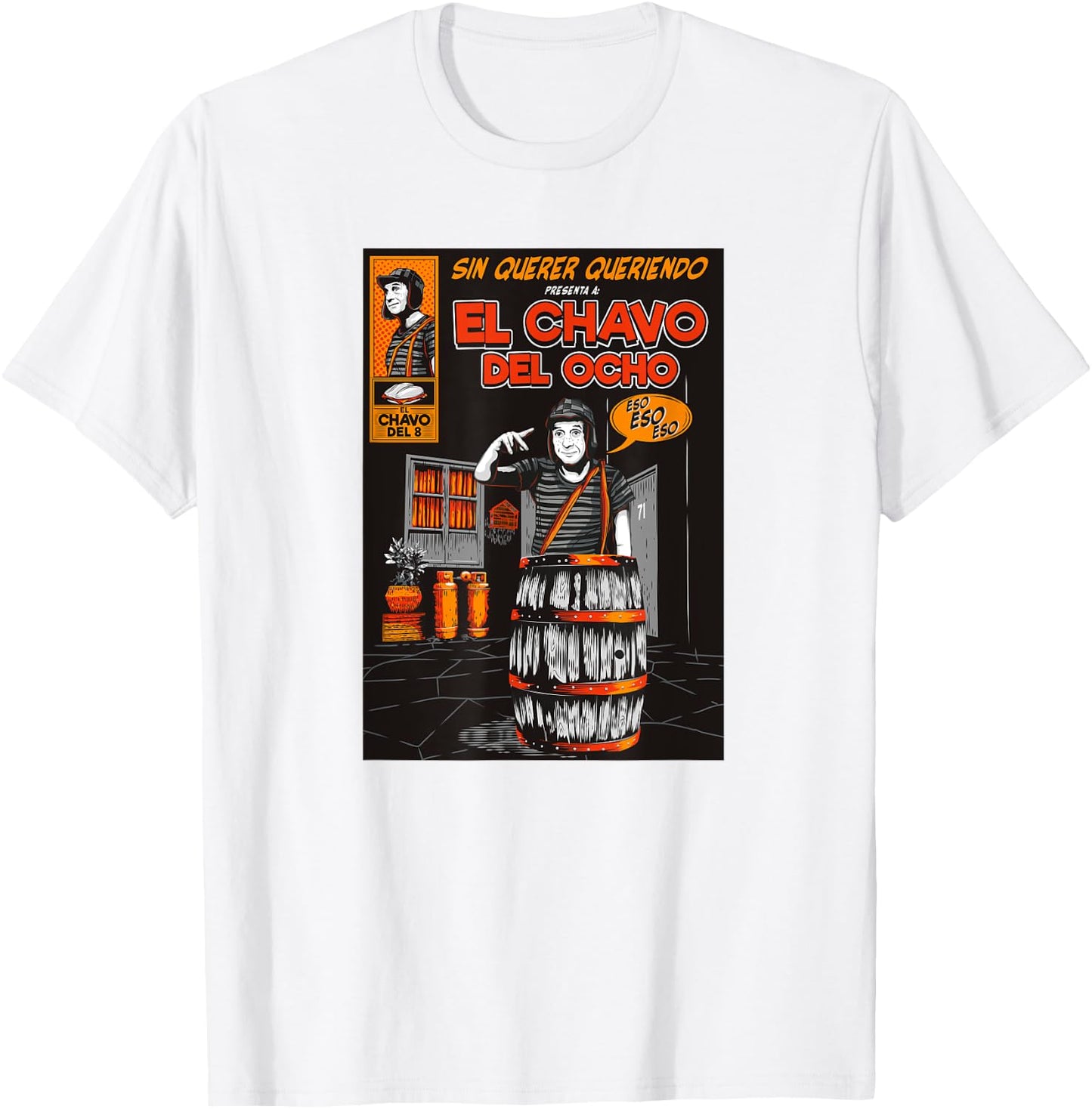 El Chavo - Colorful Desings for Kids, Teen, Women & Men T-Shirt - T-Shirt | White