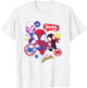 Marvel Spidey and His Amazing Friends Team Spidey Stickers T-Shirt - T-Shirt | White