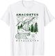 Anacortes Washington Neat Travel Souvenir Rustic Anacortes T-Shirt - T-Shirt | White