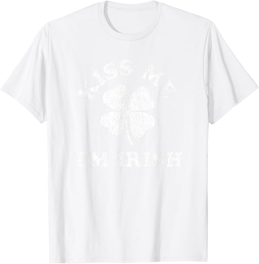 Kiss Me I'm Irish T-Shirt - T-Shirt | White