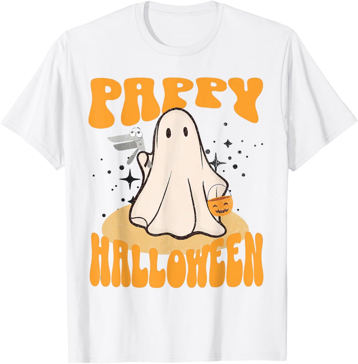 Halloween OBGYN Nurse, Pappy Halloween Ghost With Speculum T-Shirt - T-Shirt | White