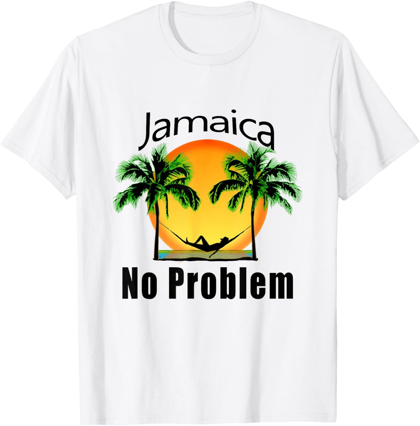 Jamaica Vacation No Problem T-Shirt - T-Shirt | White