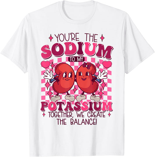 Dialysis Tech Valentine - Funny Dialysis Valentine - Women's Casual Valentine's Day Nurse - Blue, Small T-Shirt - T-Shirt | White