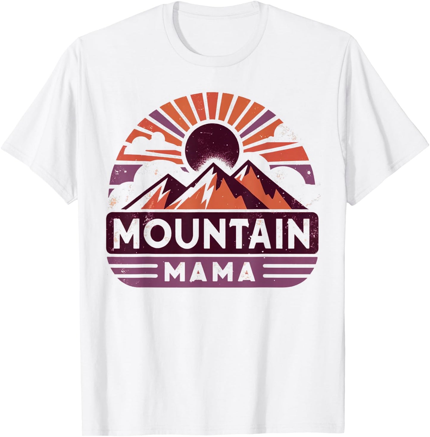 Mothers Day Love Hiking Mountain Mama T-Shirt - T-Shirt | White