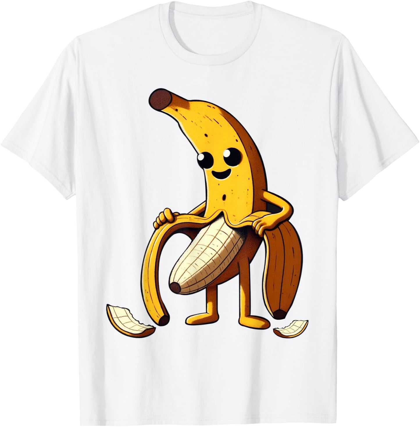 Funny Banana Shirts Costume Women Boys Kids Banana T-Shirt - T-Shirt | White