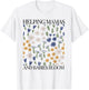 Doula Wildflowers Mother Baby Nurse Spring Future T Floral T-Shirt - T-Shirt | White