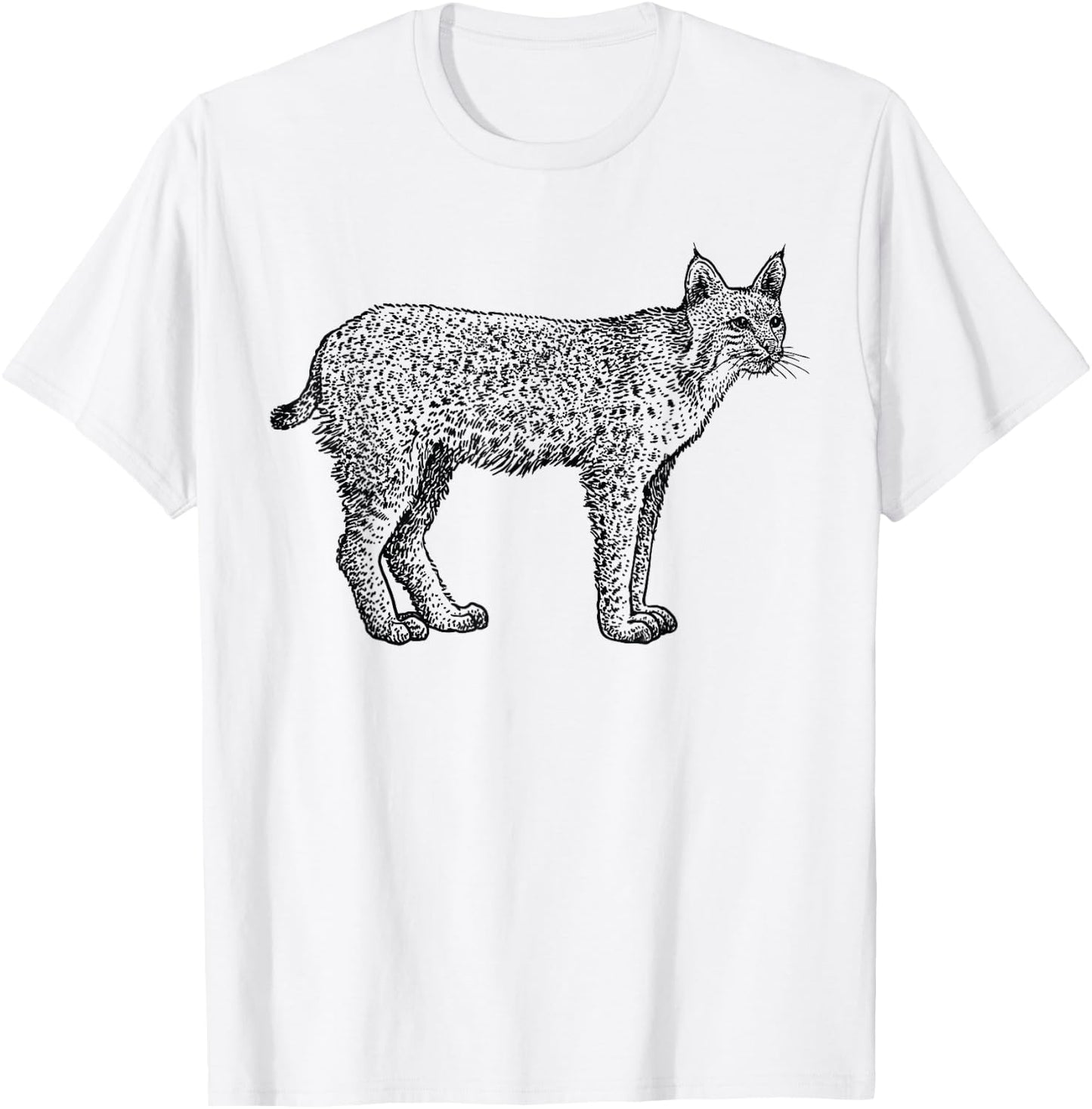 Bobcat Wildlife Shirt Sprit Animal for Kids Men Women T-Shirt - T-Shirt | White